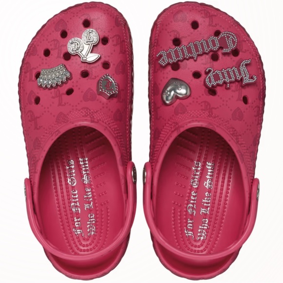 NWT Juicy Couture Classic Clogs in Pink, Size 11 - Picture 1 of 9